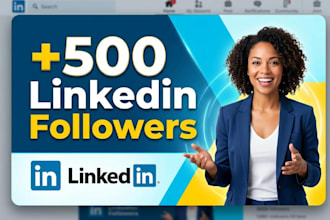 add new 500 linkedin followers