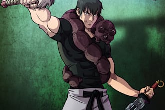 draw in anime and manga style