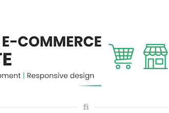 create full e commerce website