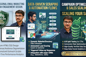 do expert web scraping and b2b lead generation