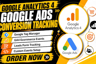 setup google ads conversion tracking with GTM and ga4