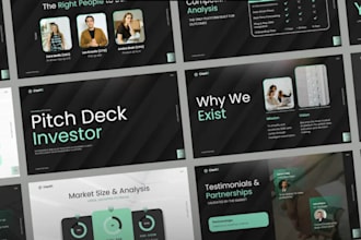 design high impact investor pitch deck for crypto web3 blockchain vivid visuals