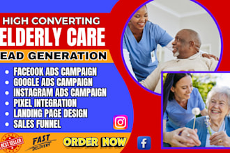 elderly care leads home care leads healthcare leads senior child home care leads