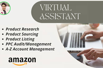 manage your amazon seller central as an expert amazon VA