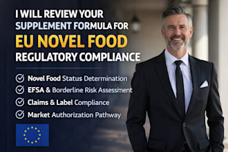 review your supplement formula for eu novel food regulatory compliance