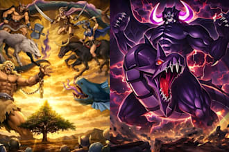 create custom playmat design for card game mousepad deskmat art
