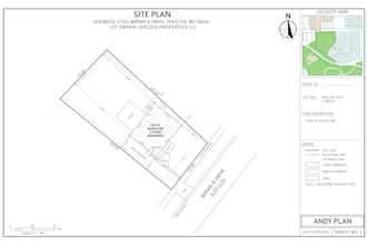 make a permit ready site plan, plot plan in autocad for USA