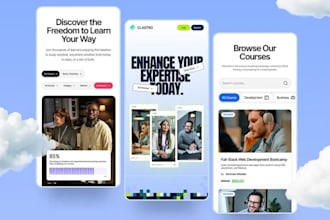 create a gamified elearning app edtech tutor lms website and online course site