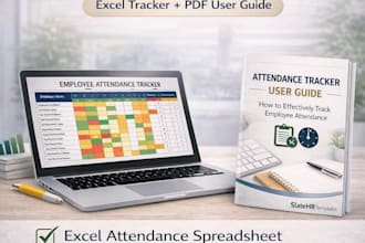 design a custom employee timesheet and attendance tracker in excel