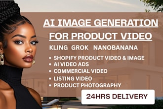 do ai image generation for shopify product video using nanobanana kling grok