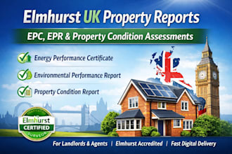 elmhurst UK property reports epc epr condition assessments for compliance