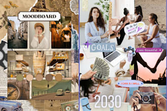 design fashion research moodboard and color palette for you in 24hrs