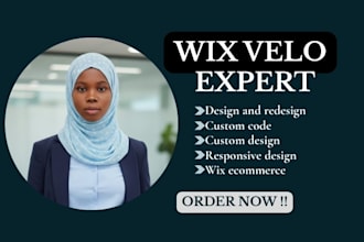 be your wix velo developer for custom wix code, database and API