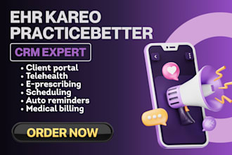 setup ehr practicebetter kareo meditech netsmart athenahealth theranest modmed