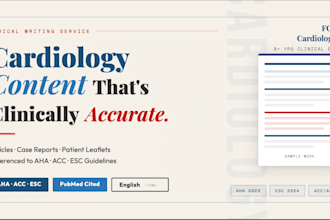write cardiology medical content and case reports