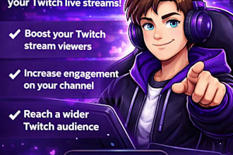 do twitch live stream promotion for viewers
