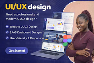 do figma website UI UX design and saas dashboard prototype