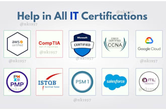 help to get salesforce microsoft comptia pmp certification
