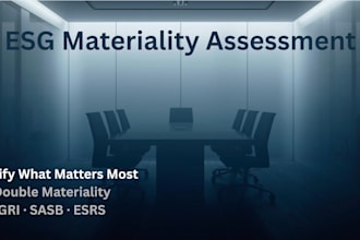 conduct a materiality assessment to define and prioritize your esg strategy