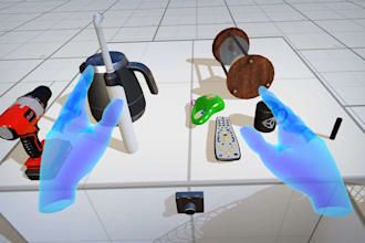 create 3d game vr environment, metaverse environment, vr escape room in unity 3d
