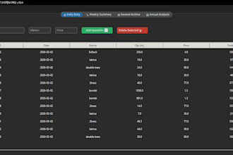 create a professional  desktop inventory management system
