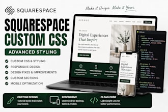 customize squarespace with custom CSS and advanced styling