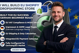 build eu shopify dropshipping store german beginner shopify dropshipping website