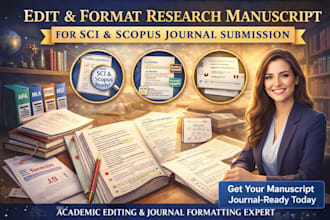 edit and format research manuscript for sci scopus journal submission
