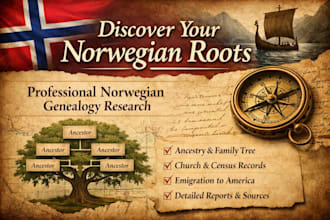 research your norwegian genealogy and build your accurate ancestry tree