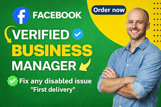 create a fresh verified fb business manager and ads account