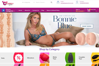 design profitable adult store adult shopify store adult toys store adult product
