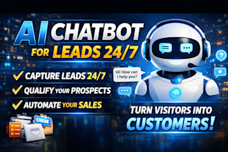 create an ai chatbot for real estate coaching or ecommerce lead generation