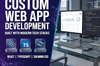 develop a custom web app