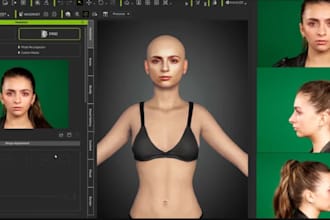 rig, animate 3d character creator 4 and iclone 8, weight paint, blender, cc4,