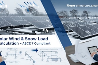 provide solar structural wind, snow and uplift load calculations