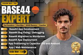 publish base44 migrate base44 to wordpress base44 bug fixing base44 to capacitor