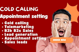 make phone calls, b2b b2c cold calling real estate cold caller set appointment