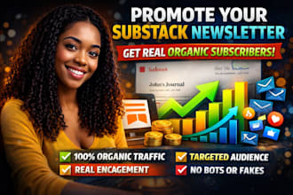 do organic substack promotion, substack subscriber, page to active audience