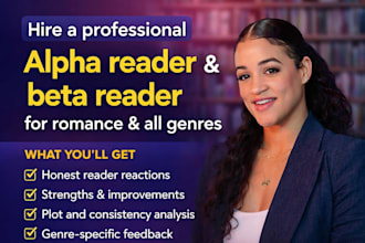 alpha read, beta read literary fiction, fantasy, scifi, romance, mystery, memoir