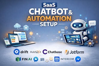 setup saas drift chatbase hubspot jotform ai chatbot intercom fin ai messenger