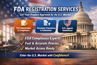 handle fda registration and import permit for food products in USA