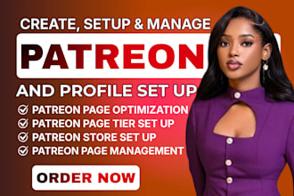 setup patreon page optimize patreon profile tier page setup, patreon promotion