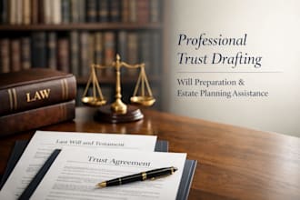 provide professional trust drafting, will and estate planning assistance
