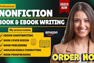 ghostwrite nonfiction ebook, self help ebook for amazon kdp, self publishing
