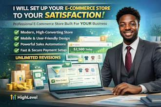 build a complete gohighlevel ecommerce, gohighlevel store, gohighlevel funnel,