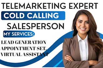 do sales closer telemarketing salespeson sales agent with virtual assistant