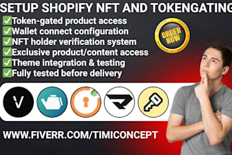 setup shopify nft and tokengating verisart nfteapot manifold nft gate miniorange