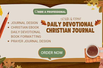 design christian book, prayer journal design, daily devotional journal design