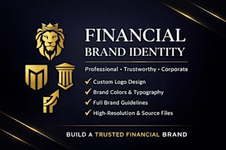 design a professional financial brand identity and logo