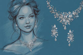 design custom jewelry sketches